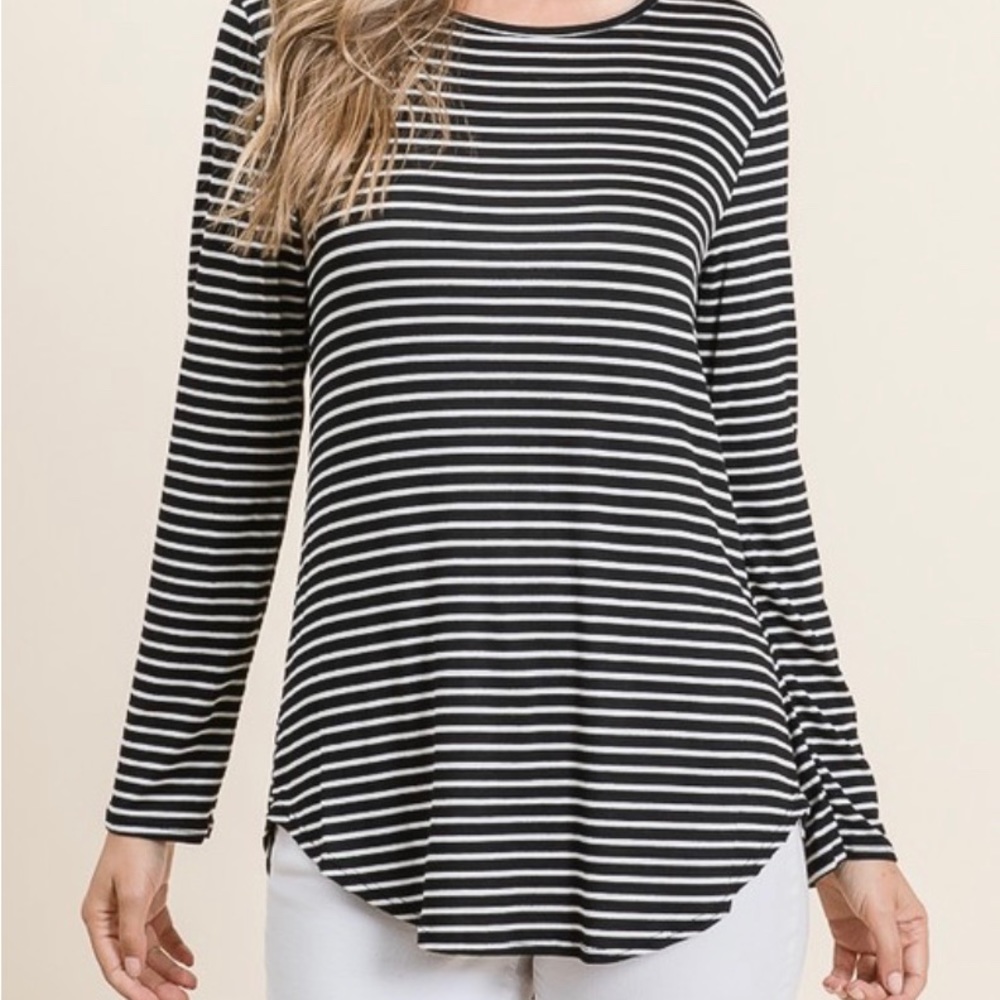 Heimish striped top